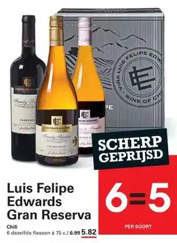 Sligro Luis Felipe Edwards Gran Reserva aanbieding