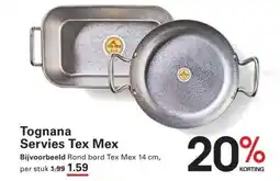 Sligro Tognana Servies Tex Mex aanbieding