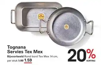 Sligro Tognana Servies Tex Mex aanbieding
