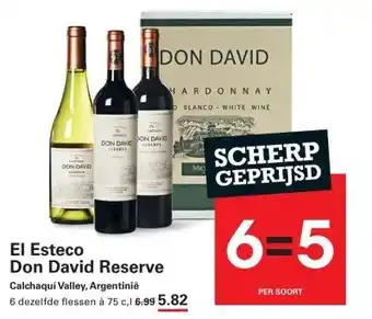 Sligro El Esteco Don David Reserve aanbieding