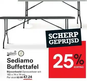 Sligro Sediamo Buffettafel aanbieding