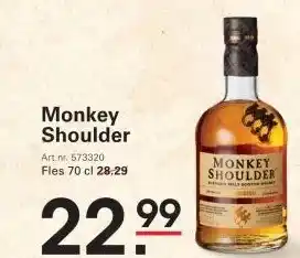 Sligro Monkey Shoulder aanbieding