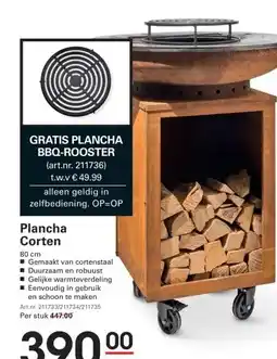 Sligro Plancha Corten aanbieding