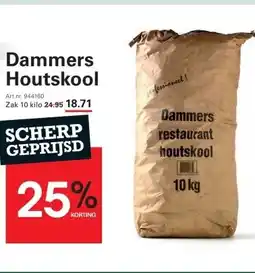 Sligro Dammers Houtskool aanbieding