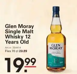 Sligro Glen Moray Single Malt Whisky 12 Years Old aanbieding