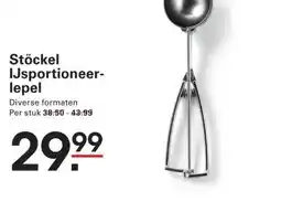 Sligro Stöckel IJsportioneer- lepel aanbieding