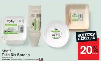 Sligro Take Dis Borden aanbieding