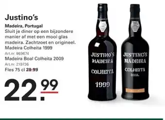Sligro Justino'sJustino's Madeira, Portugal aanbieding