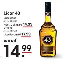 Sligro Licor 43 aanbieding