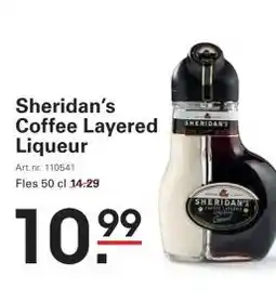 Sligro Sheridan's Coffee Layered Liqueur aanbieding