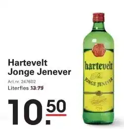 Sligro Hartevelt Jonge Jenever aanbieding