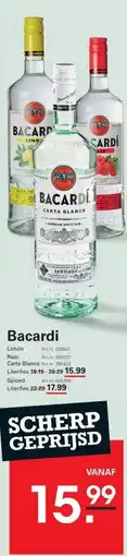 Sligro Bacardi aanbieding