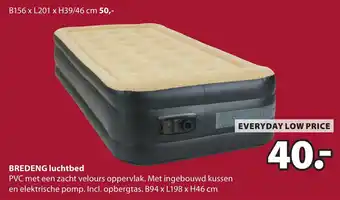 Jysk Bredeng luchtbed aanbieding