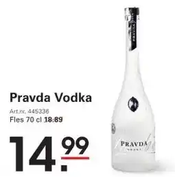 Sligro Pravda Vodka aanbieding
