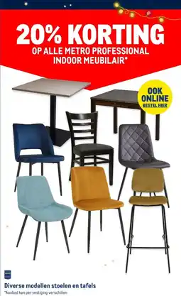 Makro METRO PROFESSIONAL INDOOR MEUBILAIR aanbieding