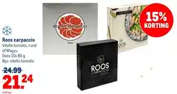 Makro Roos carpaccio aanbieding