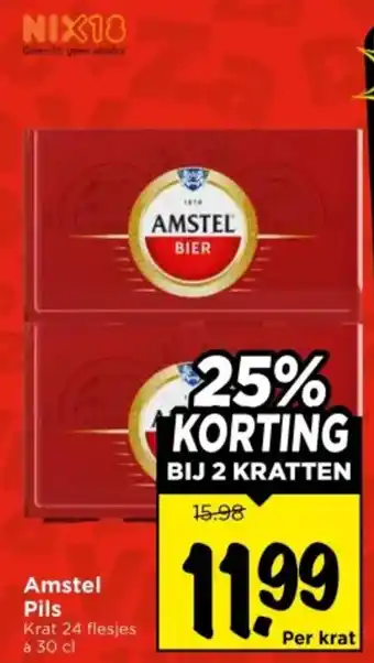 Vomar Voordeelmarkt Amstel Pils aanbieding