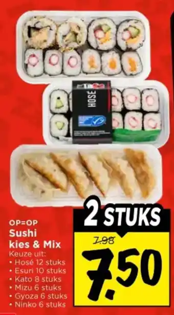 Vomar Voordeelmarkt Sushi Kies & Mix aanbieding