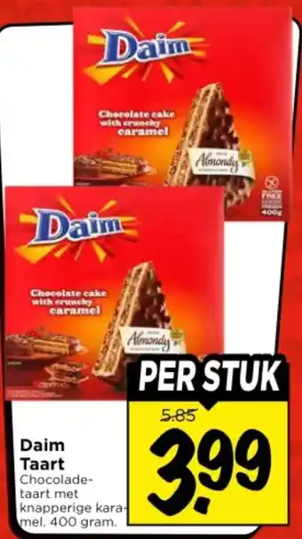 Vomar Voordeelmarkt Daim Taart aanbieding