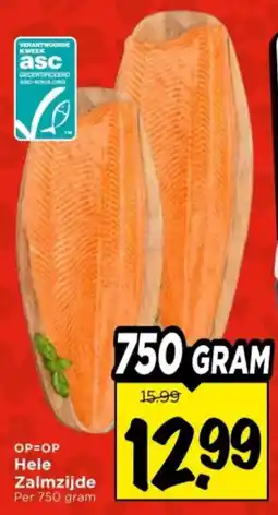 Vomar Voordeelmarkt Hele Zalmzijde aanbieding