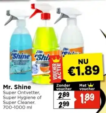 Vomar Voordeelmarkt Mr. Shine aanbieding