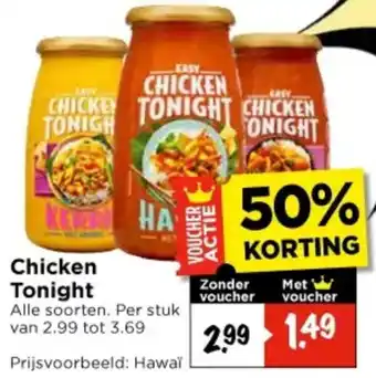 Vomar Voordeelmarkt Chicken Tonight aanbieding