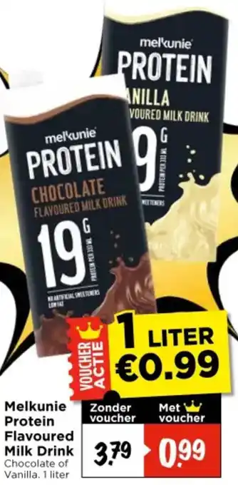 Vomar Voordeelmarkt Melkunie Protein Flavoured Milk Drink aanbieding
