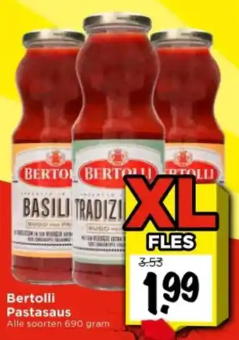 Vomar Voordeelmarkt Bertolli Pastasaus aanbieding