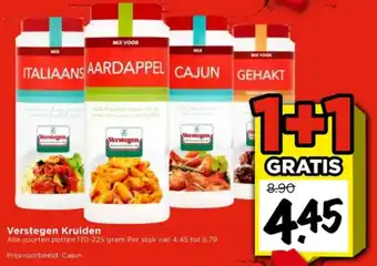 Vomar Voordeelmarkt Verstegen Kruiden aanbieding