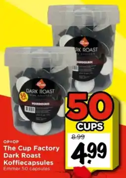 Vomar Voordeelmarkt The Cup Factory Dark Roast Koffiecapsules aanbieding