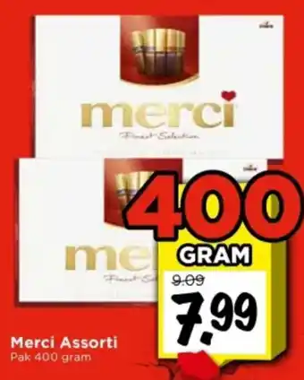 Vomar Voordeelmarkt Merci Assorti aanbieding