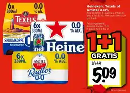 Vomar Voordeelmarkt Heineken, Texels of Amstel 0.0% aanbieding