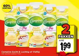 Vomar Voordeelmarkt Campina Zacht & Luchtig of Vlaflip aanbieding