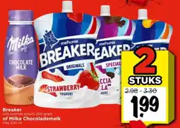 Vomar Voordeelmarkt Breaker of Milka Chocolademelk aanbieding