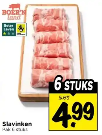 Vomar Voordeelmarkt Slavinken aanbieding