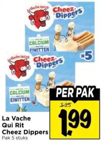 Vomar Voordeelmarkt La Vache Qui Rit Cheez Dippers aanbieding