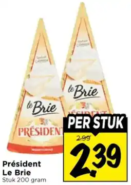 Vomar Voordeelmarkt Président Le Brie aanbieding