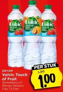 Vomar Voordeelmarkt Volvic Touch of Fruit aanbieding