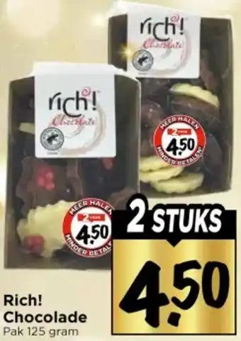 Vomar Voordeelmarkt Rich! Chocolade aanbieding