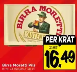 Vomar Voordeelmarkt Birra Moretti Pils aanbieding
