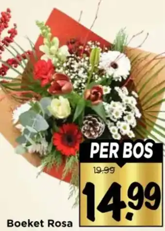 Vomar Voordeelmarkt Boeket Rosa aanbieding