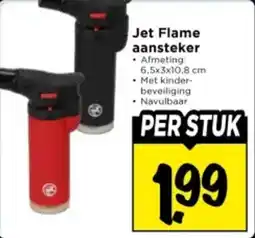 Vomar Voordeelmarkt Jet Flame aansteker aanbieding