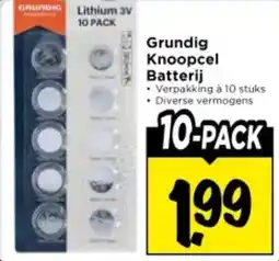 Vomar Voordeelmarkt Grundig Knoopcel Batterij aanbieding