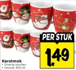Vomar Voordeelmarkt Kerstmok aanbieding