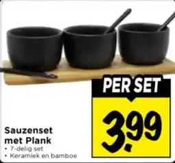 Vomar Voordeelmarkt Sauzenset met Plank aanbieding
