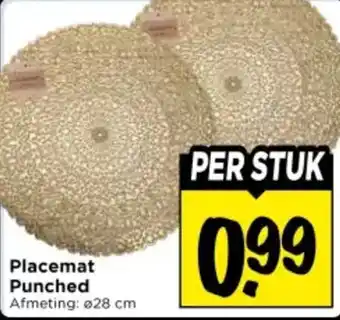 Vomar Voordeelmarkt Placemat Punched aanbieding