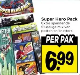 Vomar Voordeelmarkt Super Hero Pack aanbieding