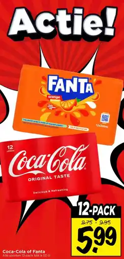 Vomar Voordeelmarkt Coca-Cola of Fanta aanbieding
