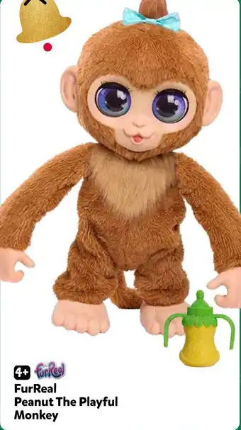 Intertoys FurReal Peanut The Playful Monkey aanbieding