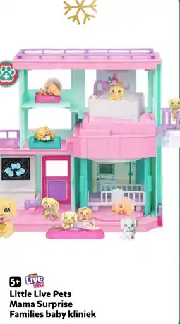 Intertoys Little Live Pets Mama Surprise Families baby kliniek aanbieding